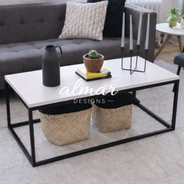 Felly Coffee Table Black and White