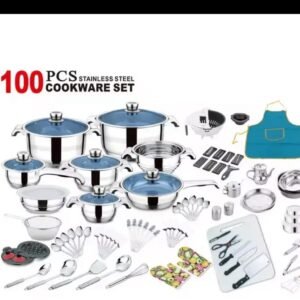 Marwa 100 pcs Cookware Set – Complete Kitchen Solution for Modern Homes