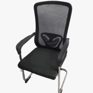 Ergonomic Stackable Office Visitor Chair – Durable Metal Frame, Comfortable Padded Seat