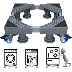 Fridge/Washing Machine Base Roller Trolley – Strong, Adjustable & Durable (Copy)