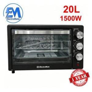 Electromate 20L Electric Rotisserie Oven For Baking And Grilling