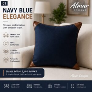 Navy Blue Throw Pillows – Elegant Style & Ultimate Comfort