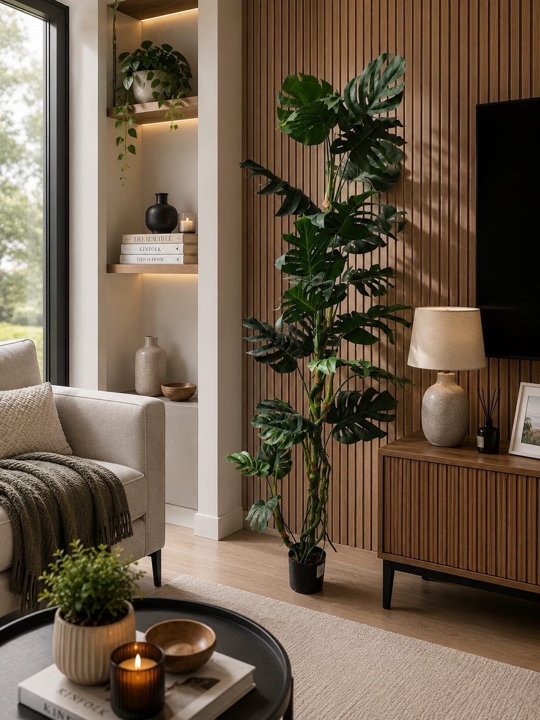 Artificial Swiss Cheese Tree – Available in 120cm, 180cm & 210cm- Decorative plants 4 Artificial Swiss Cheese Tree – Available in 120cm, 180cm & 210cm- Decorative plants - Image 4