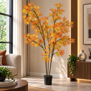 Artificial Japanese Maple Tree – 6ft (Autumn Maple)