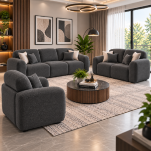 Jipe Modern Sofa Seater Gray
