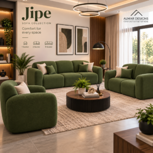 Jipe Modern Sofa Seater Green